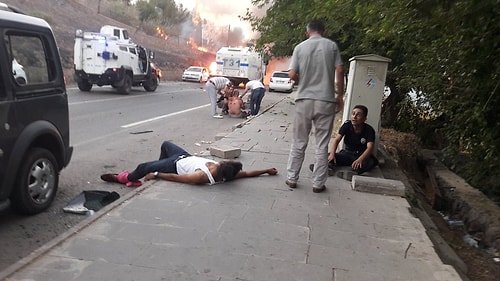 Aynı anlarda Diyarbakır'da da bir patlama meydana geldi