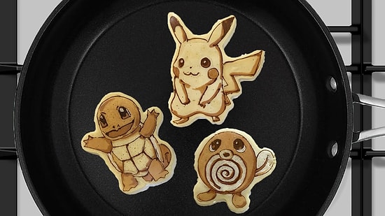 Как приготовить оладьи в виде покемонов