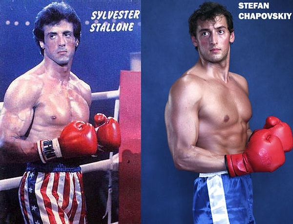 7. Сильвестр Сталлоне и питерский актер Стефан Чаповский