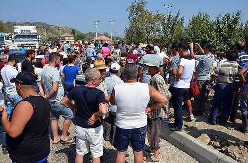 Ölümlü Kazaları Protesto İçin Bodrum-İzmir Yolunu Ulaşıma Kapattılar