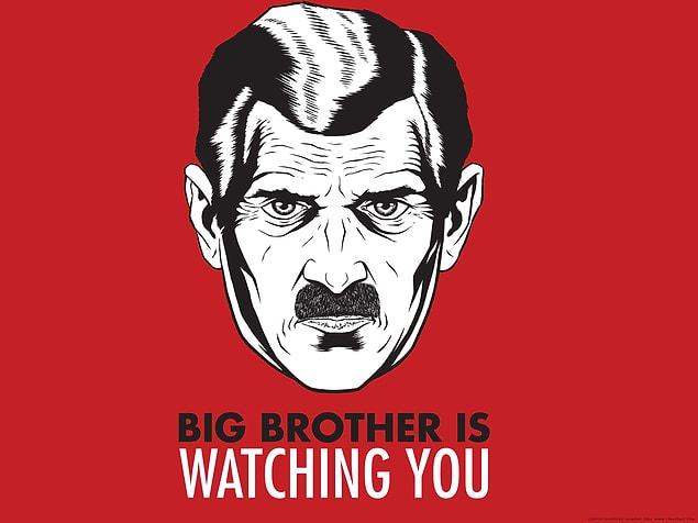 7. Throughout the period he was writing the novel, Orwell was actually under surveillance.