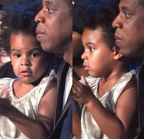 4. Blue Ivy is literally a copy of Jay-Z