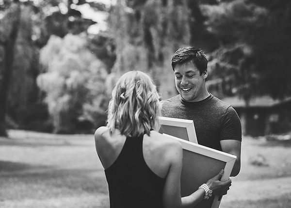 6. «Реакция Брэндона, когда он прочел надпись на доске – бесценна», - добавляет Саманта.