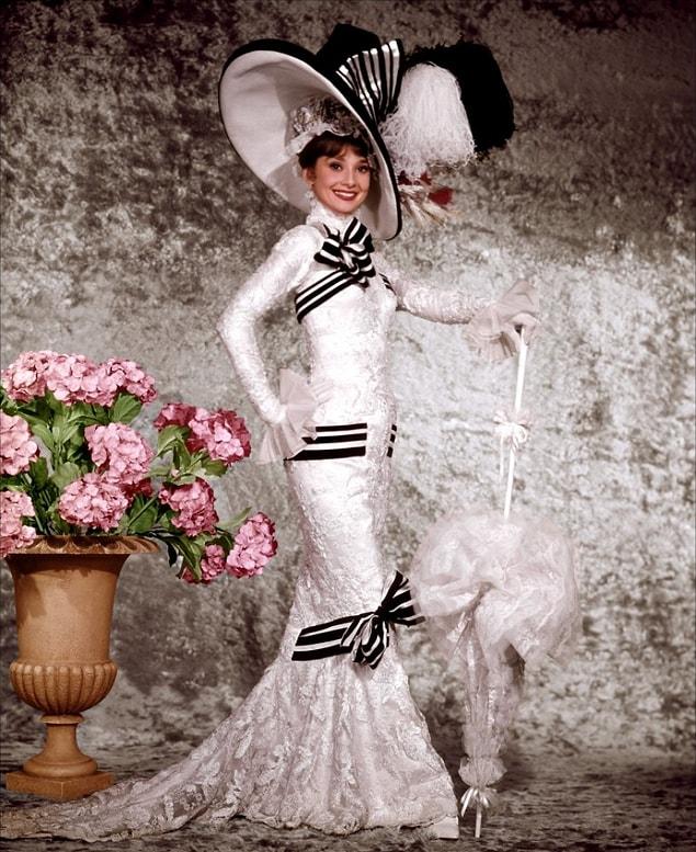 5. This beautiful white gown Audrey Hepburn wore in My Fair Lady (1964)