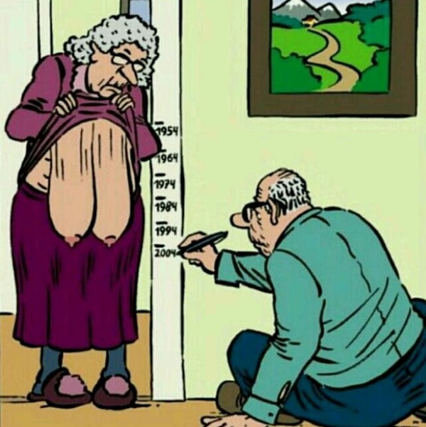 5. Думала о том, как они будут выглядеть в старости