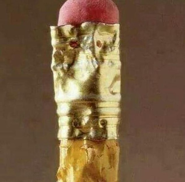 13. Chewing on pencils.
