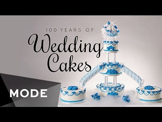 Как менялись свадебные торты на протяжении последних 100 лет