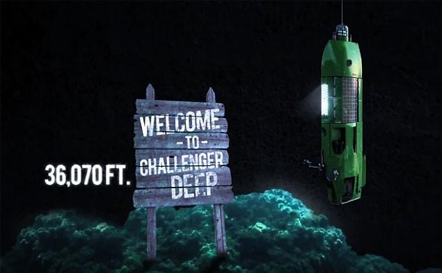 11. James Cameron, okyanusun en derin noktası olan Challenger Deep’e inmişti ve böylece okyanusun en derin noktasına tek başına inen ilk insan olmayı başarmıştı.