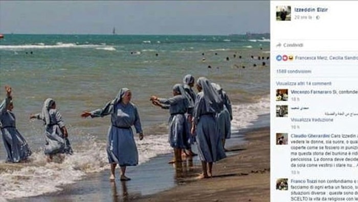 Fransa'daki 'Burkini Krizi'ne Facebook da Müdahil Oldu