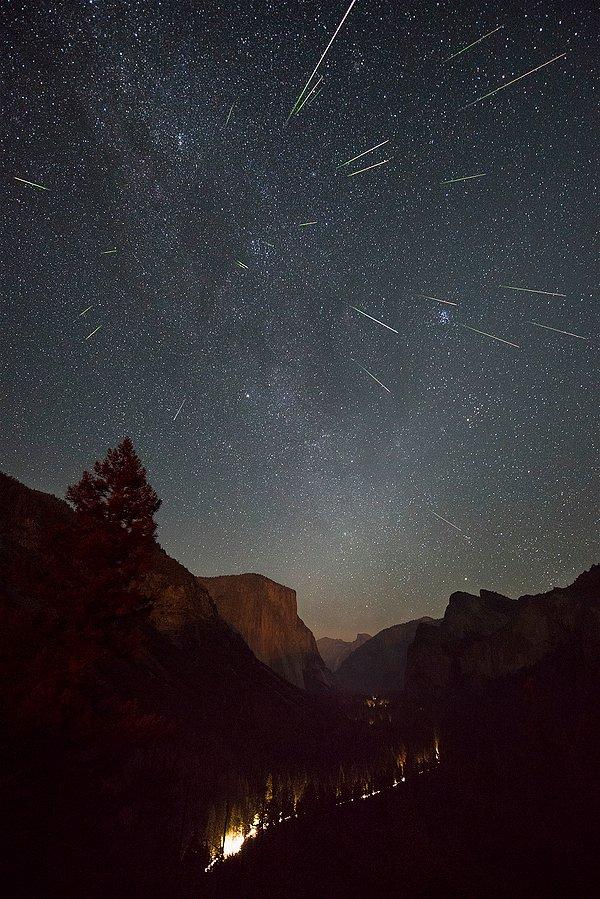 27. Yosemite'de Perseid Gecesi