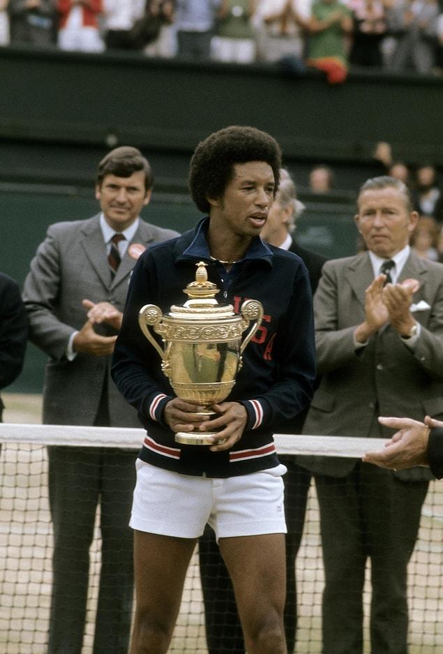 12. 1975- Arthur Ashe becomes the first African-American to win the men's singles title at Wimbledon.