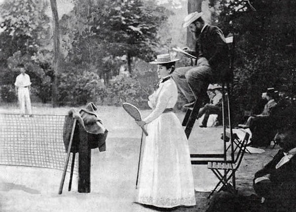 Теннисисты тогда: