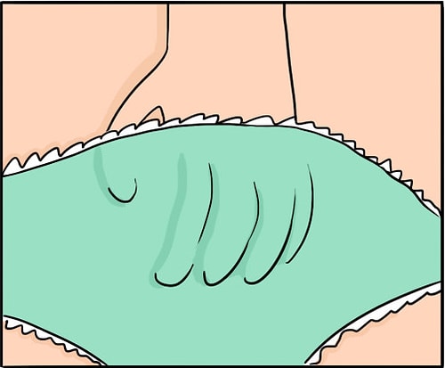 Elini bikini bölgesindeki kılların arasında gezdirmek. Hiçbir erotik amaç gütmeden.💁