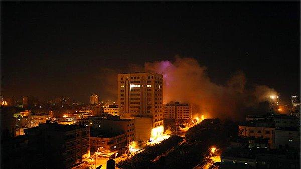 İsrail'in Gazze'ye hava harekatı