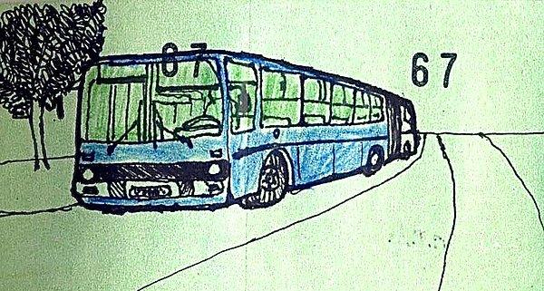 30. "Budapeşte'de belediye otobüsü olarak cayır cayır ikaruslar çalışıyor."
