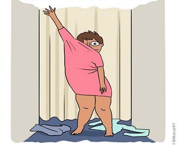 17. Ты можешь стремительно набрать вес и даже сменить несколько размеров одежды