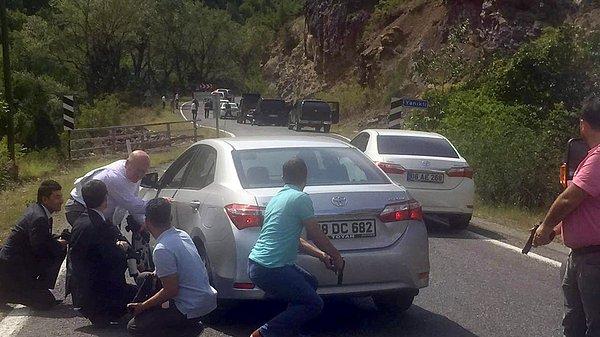 Saldırıda CHP Genel Başkanı Kılıçdaroğlu ve konvoyda bulunanlardan zarar gören olmadı