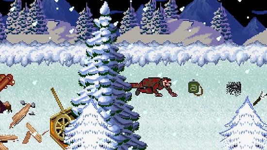 Знаменитый фильм с Ди Каприо "Выживший" в формате 8-Bit