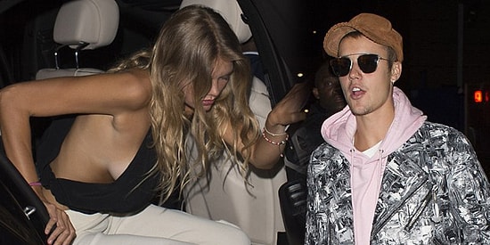 Джастин Бибер весело погулял с моделью Бронте Блэмпид