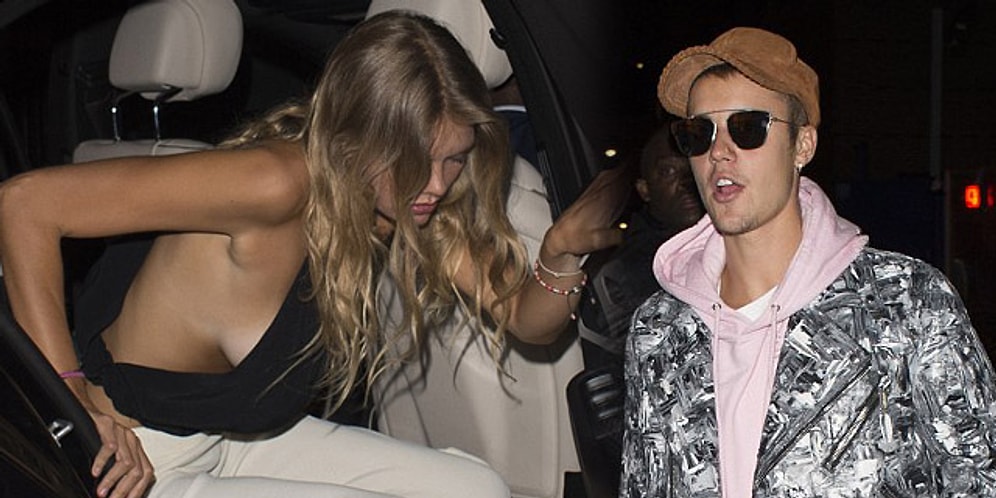 Джастин Бибер весело погулял с моделью Бронте Блэмпид