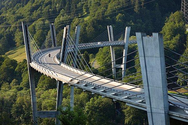 22. Sunniberg Köprüsü - Klosters, İsviçre