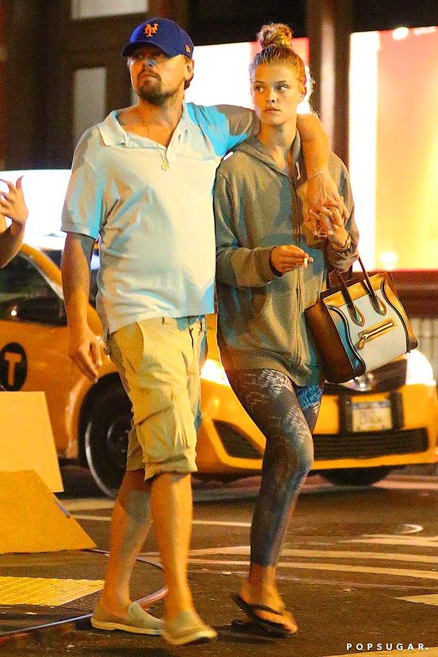 2. Leonardo DiCaprio ile model sevgilisi Nina Agdal, trafik kazası geçirdi.