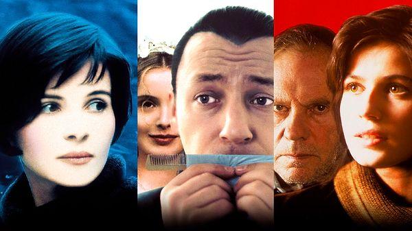15. The Three Colors trilogy  (1993) (1994) (1994) | IMDb: 8.0 - 7.7 - 8.1