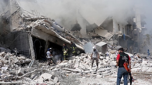 Halep'te Varil Bombalı Saldırı: 20 Ölü