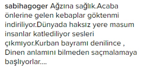 Tuğçe Kazaz'a takipçilerinden destek geldi.