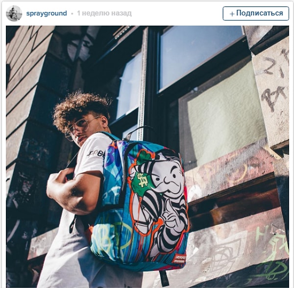 4. Простой рюкзак от Sprayground