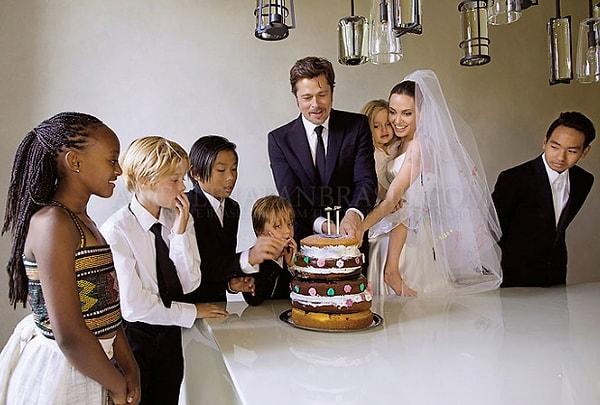 11. Angelina Jolie ve Brad Pitt çiftinin Maddox, Pax ve Zahara olmak üzere üç evlatlık; Shiloh, Knox ve Vivienne olmak üzere de üç biyolojik çocukları var.