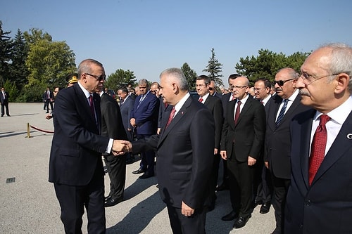 Devlet Erkânından Anıtkabir'e Ziyaret