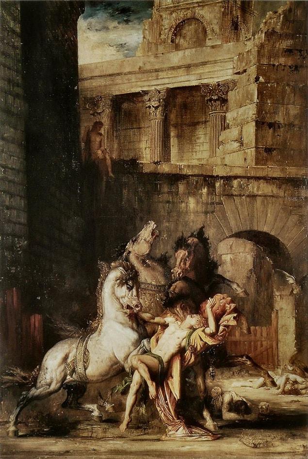 27. "Diomedes Being Eaten by His Horses," Gustave Moreau