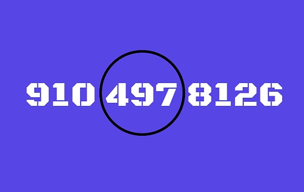 Нам понадобятся первые три цифры твоего номера телефона (после кода оператора)