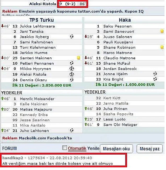 Bir daha bahis yapmamayı bir düşün bence.