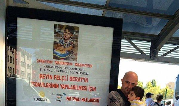Bu etiketin çıkış noktası ise metrobüs bilboardlarında resmi görülen minik Berat'a yönelik yardım kampanyasıydı.