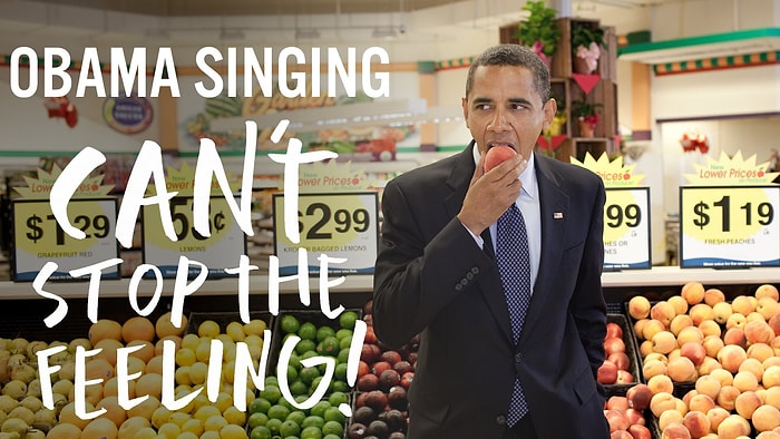 Barack Obama'dan Muhteşem "Can't Stop The Feeling" Performansı