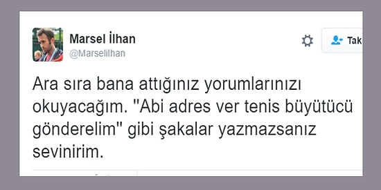 Marsel İlhan'a Gönlümüzün 1.Turunu Geçiren Parodi Hesabı ve 15 Marselsever