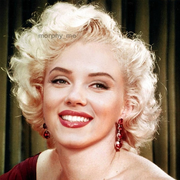 1. Перед вами три известные блондинки. Черты лица какой из них не присутствуют на этой фотографии?