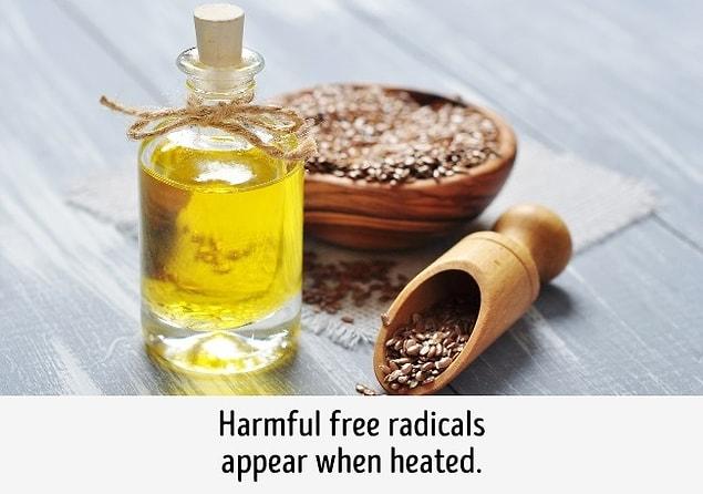2. Be careful with the heated healthy oils.