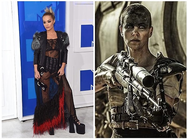 11. Рита Ора и Фуриоза из фильма "Безумный Макс"