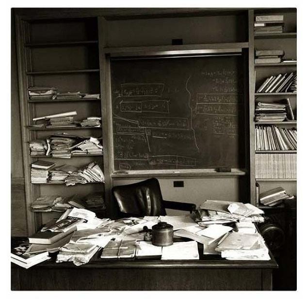 5. Einstein's office at the Institute for Advanced Study in Princeton, New Jersey.