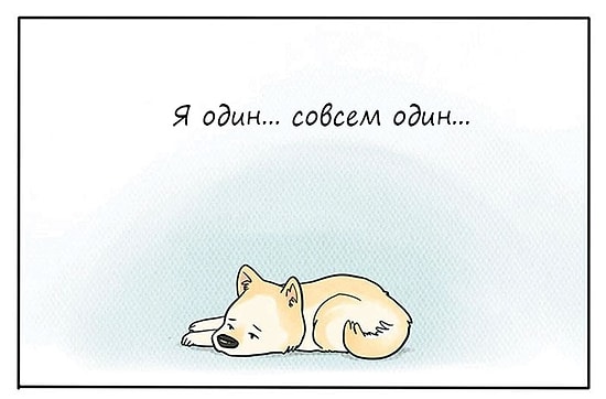 Милый комикс о том, как одиноко собакам без хозяев