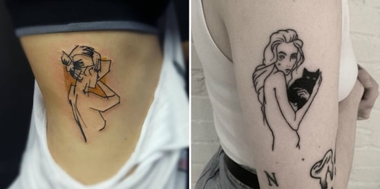 17 элегантных татуировок в стиле "ню"