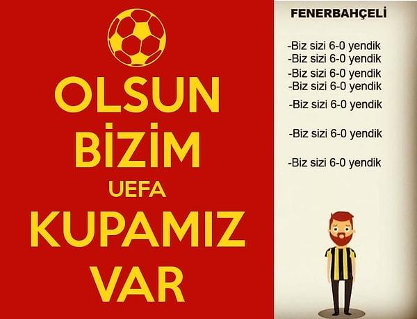 5. Galatasaray'ın UEFA zaferi, Fenerbahçe'nin 6-0 muhabbeti