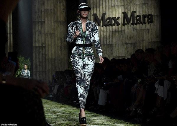 Gigi Hadid, İtalya’daki Milano Moda Haftası kapsamında düzenlenen Max Mara defilesinde harika bir şekilde boy gösterdi.