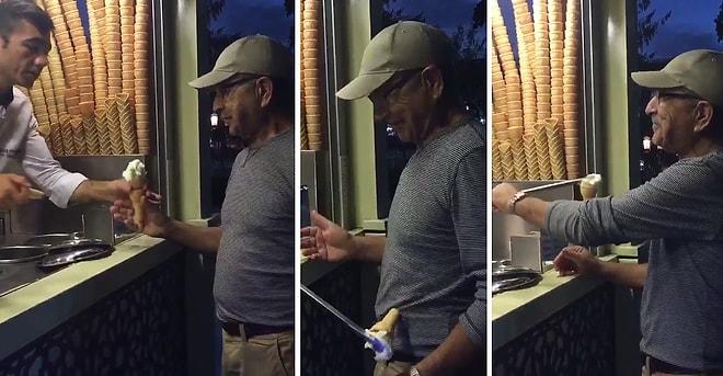 İstanbul Tatilinde Maraş Dondurmacısının Oyununa Yakalanan Amerikalı Baba Fenomen Oldu!