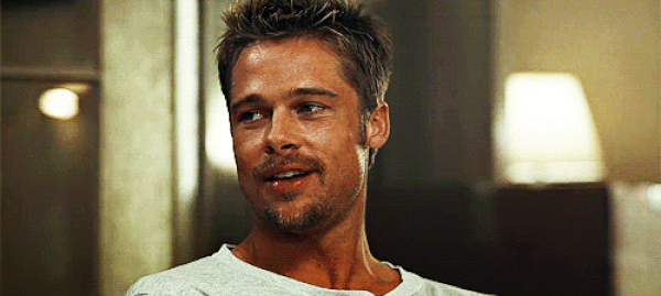 Sourire de Brad Pitt la différence avec les femmes