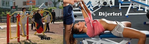 2. And you never understand how some people look so attractive while they are exercising.