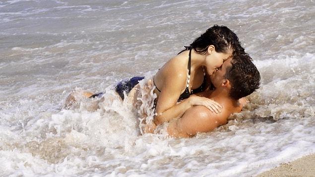 6. Couples making out in the sea like they don't have a room, getting us all excited.